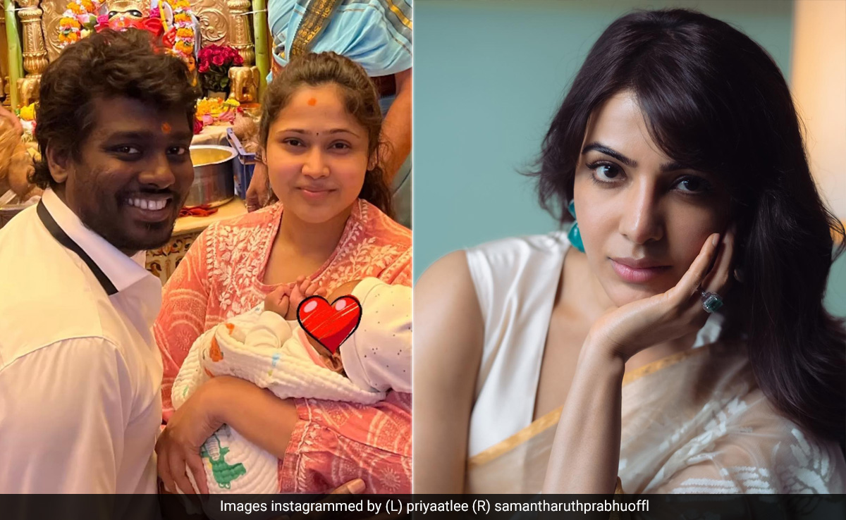Samantha Ruth Prabhu Has The Sweetest Response To <i>Jawan</i> Director Atlee's First Pic Of Son
