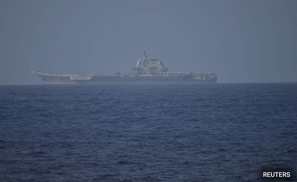 Chinese Aircraft Carrier Sailed Through Taiwan Strait: Taipei