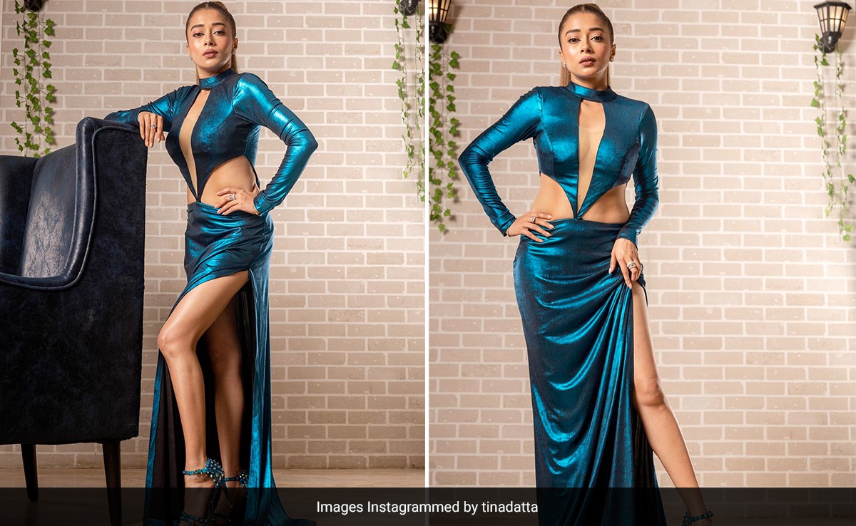 Tina Datta's Metallic Cutout Gown Radiates Electrifying Energy To Our Wednesday
