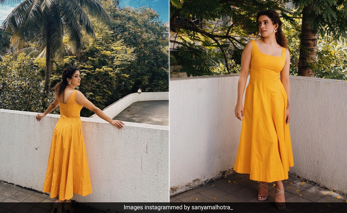 Sanya Malhotra's Warm Sunny Day Needed An Equally Warm Yellow Dress