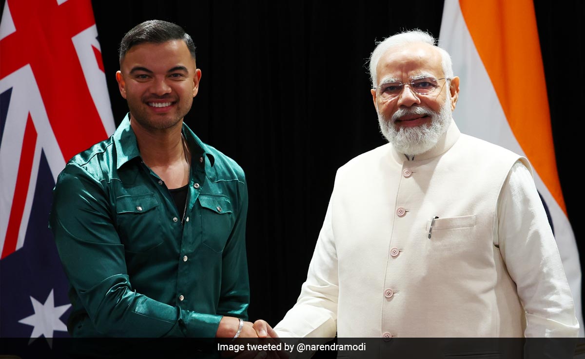 Watch: PM Modi Meets Australian Singer Guy Sebastian, Who Has A Kanpur Connection