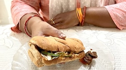 'Peak Indian Mom': Pic Of Mom Eating Subway Sandwich With <i> Achaar </i> Is Viral