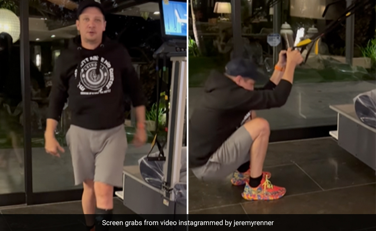 Jeremy Renner Posts Workout Video, Jokes He's Taking His ''New Body For A Test Drive''