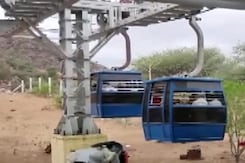 Savitri Mata Ropeway Faces Technical Issue In Ajmer; Visitors Stuck For Few Minutes Savitri Mata Ropeway Faces Technical Issue In Ajmer; Visitors Stuck For Few Minutes