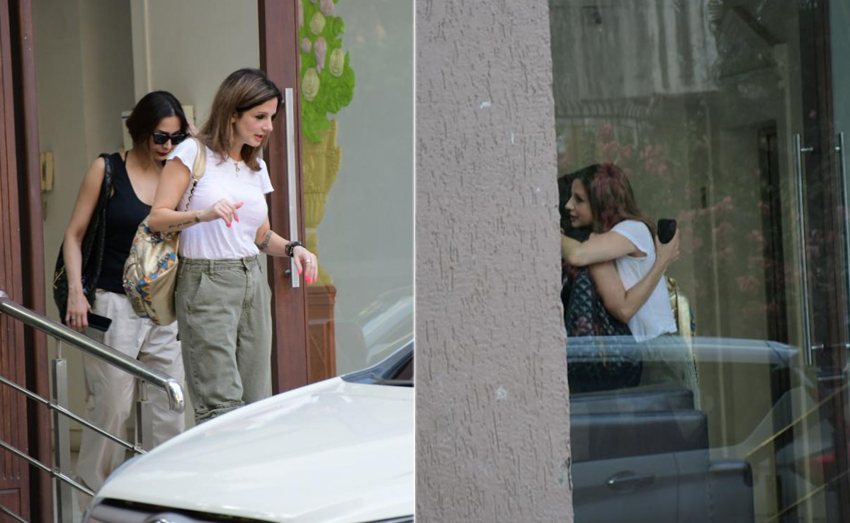 <i>Jab</i> Malaika Arora And Susanne Khan Met And Hugged At Arbaaz Khan's House