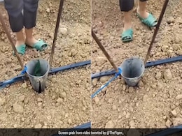 खेत में पौधा लगाने के लिए किसान ने किया तगड़ा जुगाड़, दो किसान मिलकर कर लेंगे दस का काम! लोग बोले- स्मार्ट वर्क खेत में पौधा लगाने के लिए किसान ने किया तगड़ा जुगाड़, दो किसान मिलकर कर लेंगे दस का काम! लोग बोले- स्मार्ट वर्क