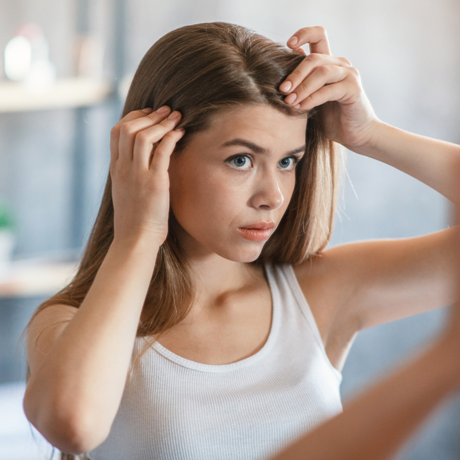 Acute folliculitis typically causes transient hair shedding