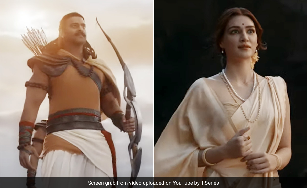 <i>Adipurush</i> Song <i>Jai Shri Ram</i>: Prabhas Sets On A Journey To Bring Kriti Sanon Back