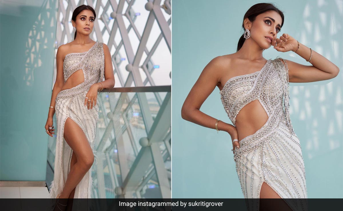 IIFA 2023: Shriya Saran Is Cut Out To Perfection In A Silver Gown