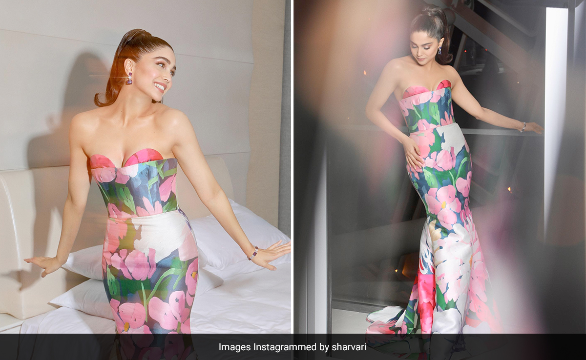 Sharvari Wagh Blooms Like A Garden Full Of Roses In A Floral Gown