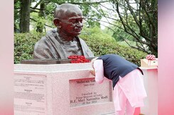 PM Modi's Message Of Peace As He Unveils Gandhi Statue In Japan's Hiroshima PM Modi's Message Of Peace As He Unveils Gandhi Statue In Japan's Hiroshima
