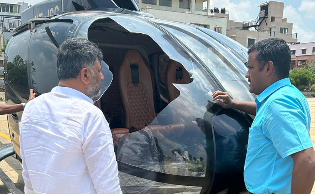 Chopper Carrying Karnataka Congress Chief Makes Emergency Landing