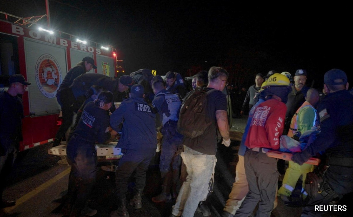 At Least 18 Dead As Bus Falls Off Cliff In Mexico