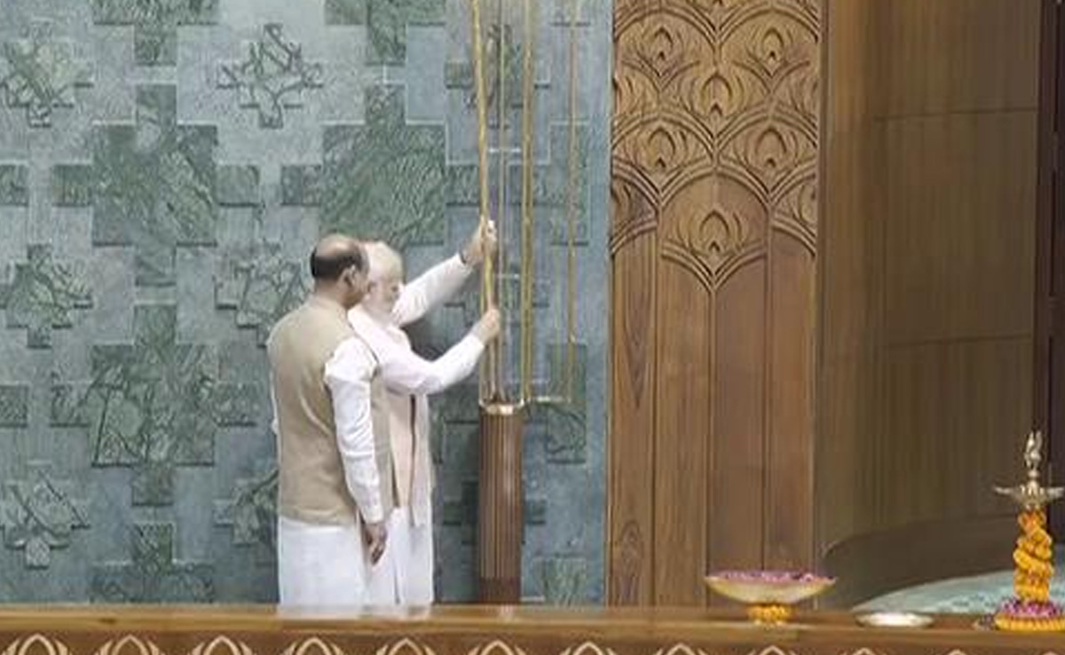 New Parliament Inauguration Highlights: PM Modi Says New Parliament Is Temple Of Democracy