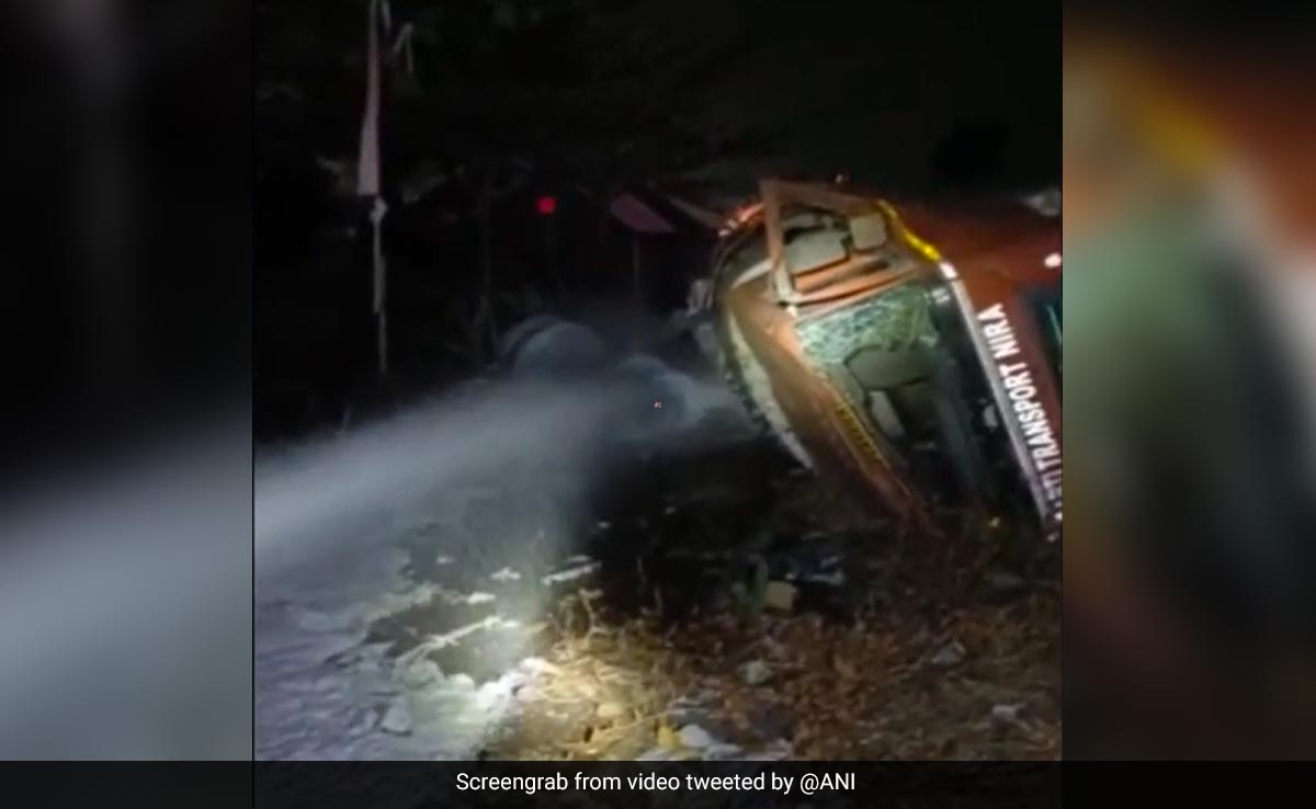 Several Feared Dead As Tanker Carrying Raw Alcohol Falls Into Pune Gorge