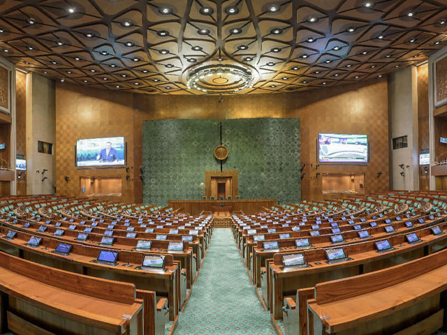 नए संसद भवन को बनाने में देश के अलग-अलग राज्यों से मंगाए गए हैं सामान