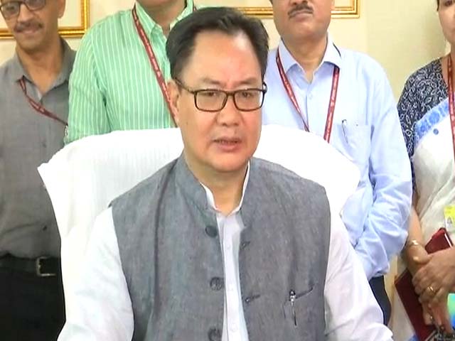 What Kiren Rijiju Said On Being Shifted Out Of Law Ministry