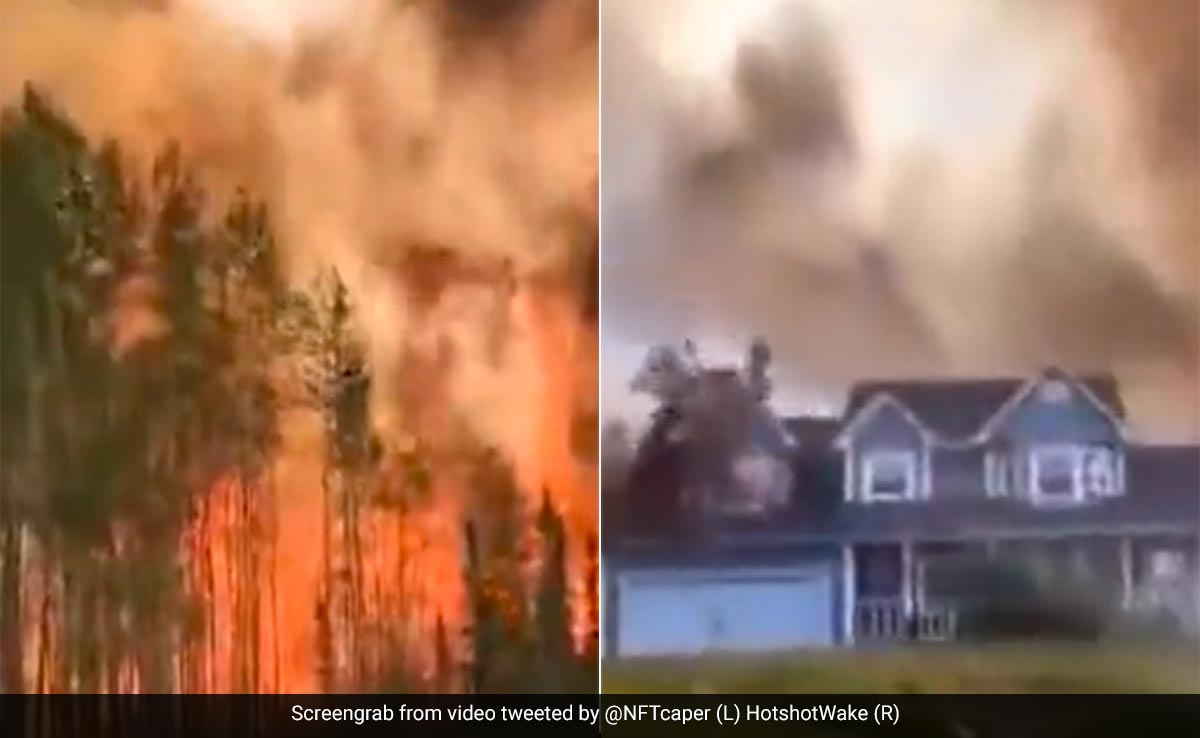 "Apocalyptic": Videos Capture "Out-Of-Control" Wildfires Raging Through Canada's Nova Scotia