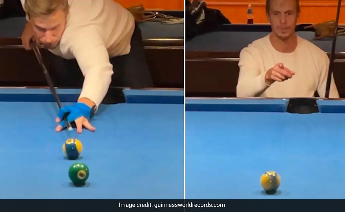 Watch: Man Breaks World Record By Spinning Billiards Ball For 47.13 Seconds With Trick Shot