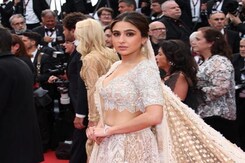Sara Ali Khan Goes Fully Desi At Cannes In <i>Lehenga</i> Sara Ali Khan Goes Fully Desi At Cannes In <i>Lehenga</i>