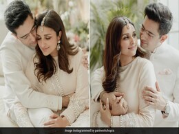 Parineeti Chopra Gets Engaged To Raghav Chadha In A Stellar Ivory Outfit Parineeti Chopra Gets Engaged To Raghav Chadha In A Stellar Ivory Outfit