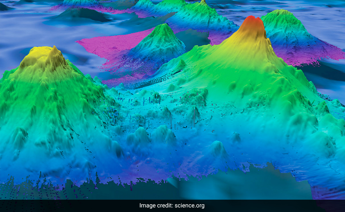 Over 19,000 Undersea Volcanoes Discovered With Radar Satellite Data