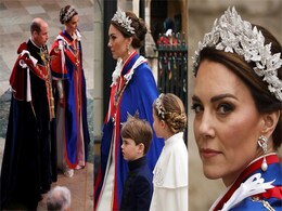 Kate Middleton Is A Picture Of Sophistication In A White Alexander McQueen Gown And Silver Leaf Headpiece Kate Middleton Is A Picture Of Sophistication In A White Alexander McQueen Gown And Silver Leaf Headpiece