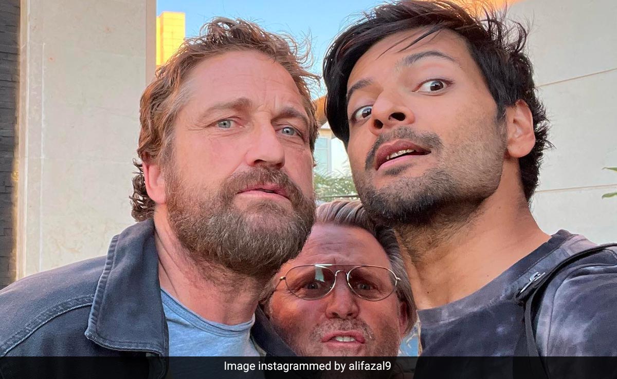 Just Gerard Butler And <i>Kandahar</i> Co-Star Ali Fazal In BTS Pics