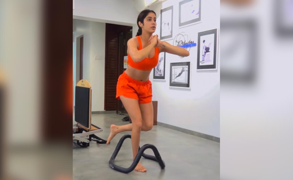 Just Janhvi Kapoor Making Us Feed Bad With Her Pilates Skills