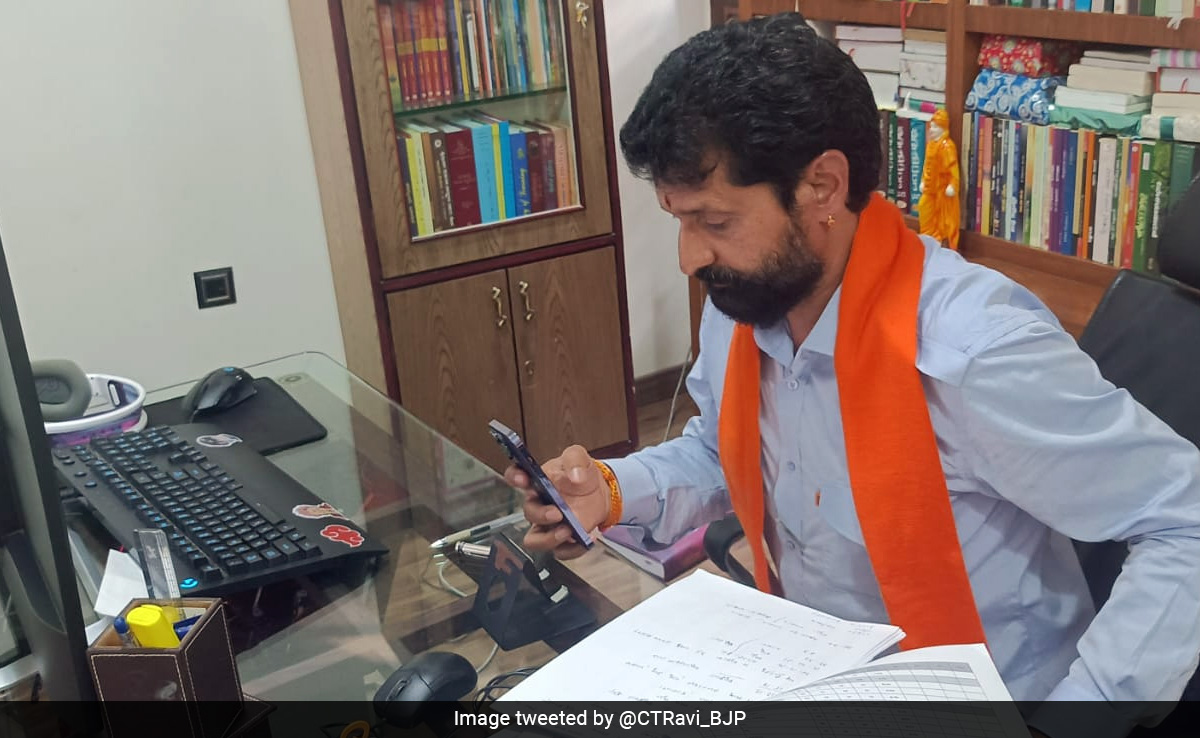 "Personal Loss, Not Of Ideology": BJP's CT Ravi On Karnataka Results