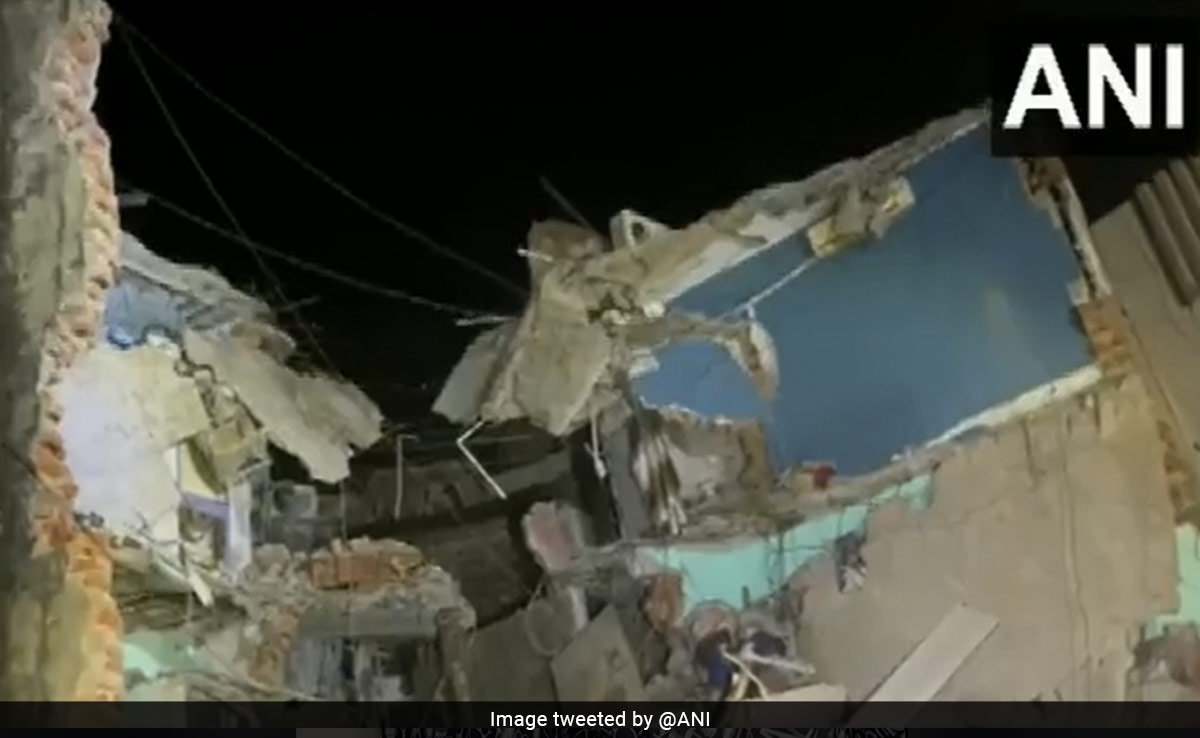 Watch: 3-Storeyed Dilapidated Building Collapses In Ahmedabad