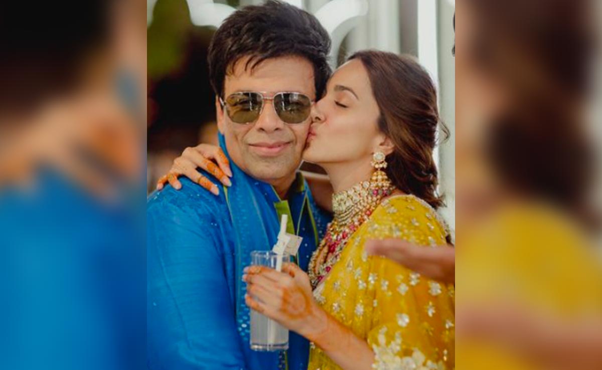Just A Pic Of Kiara Advani And Karan Johar From The Actress' Wedding Festivities