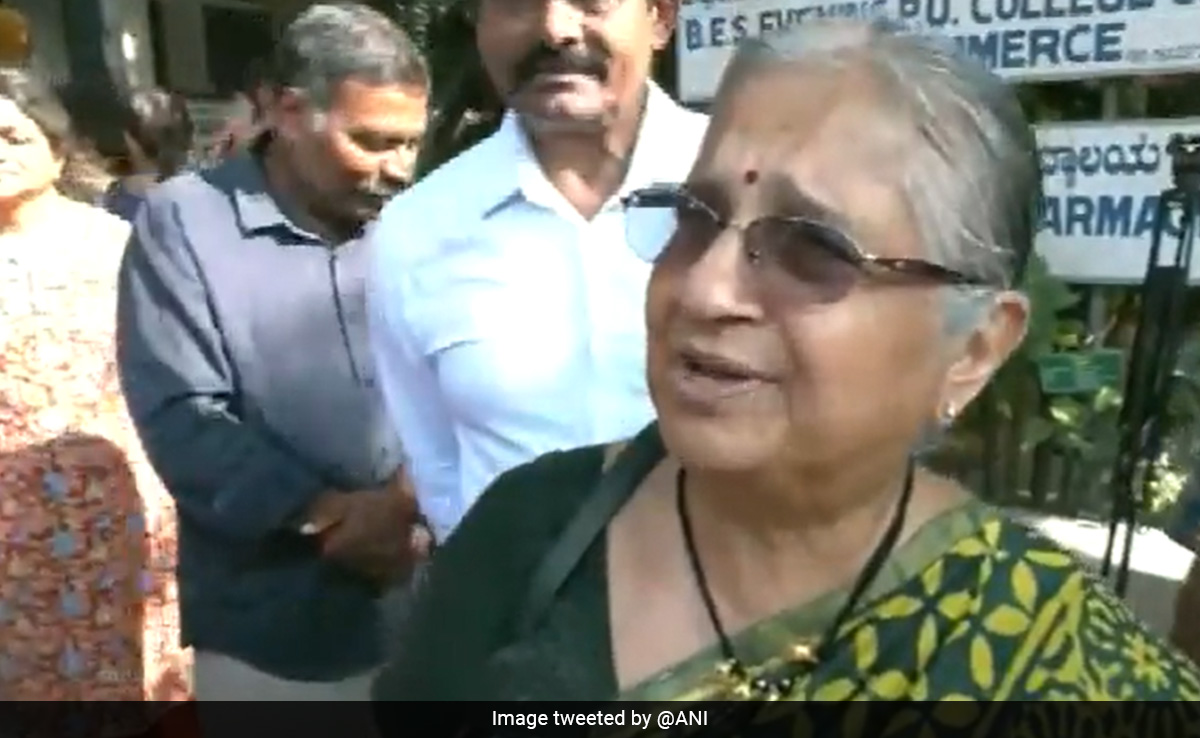 "We Are Oldies, But...": Sudha Murty To Young Voters As Karnataka Votes