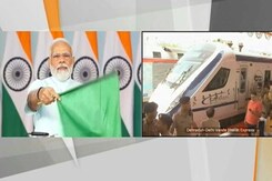 PM Modi Flags Off Uttarakhand's First Vande Bharat Express PM Modi Flags Off Uttarakhand's First Vande Bharat Express