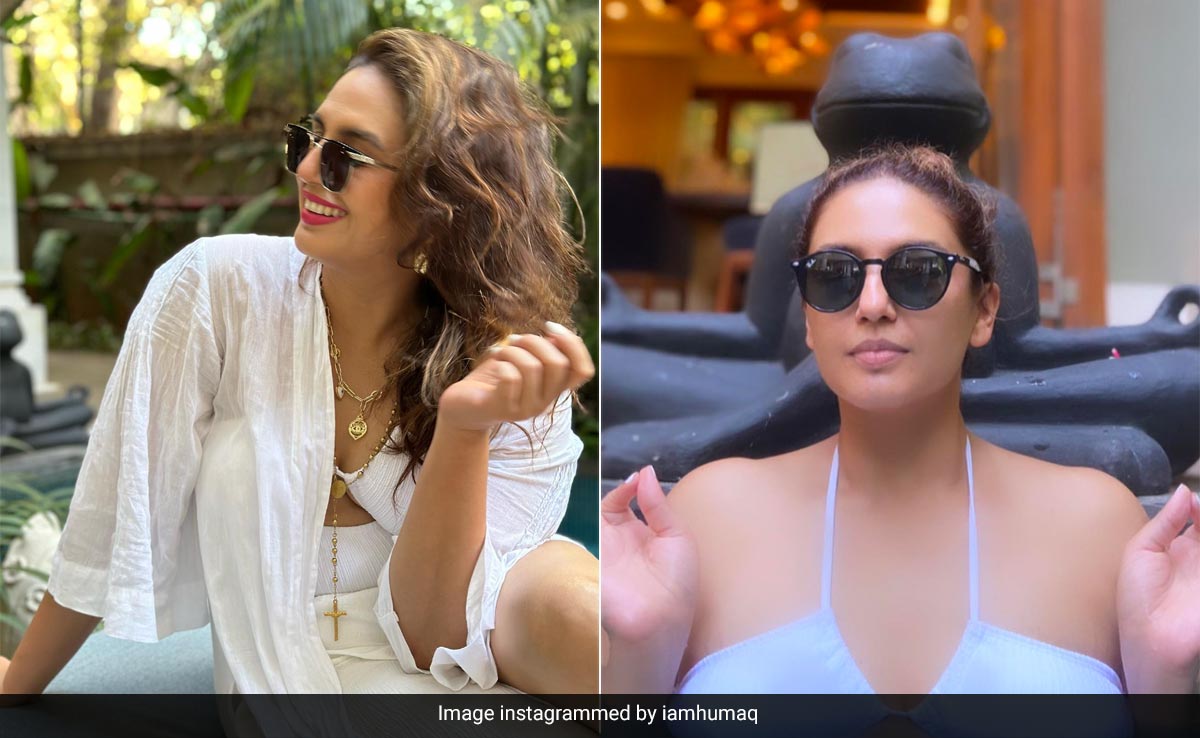 Summer Holidays In Goa Deserve To Be Spent In The Pool In A Fabulous White Swimsuit Like Huma Qureshi