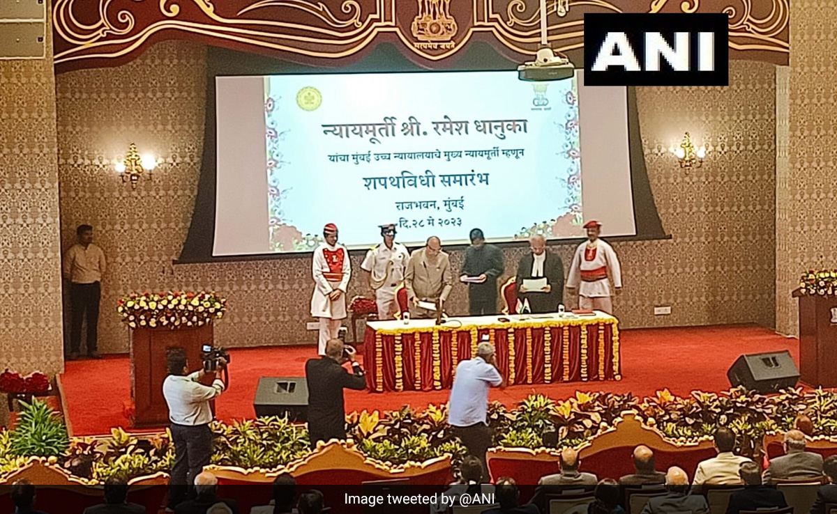 Justice Ramesh Dhanuka Sworn In As Chief Justice Of Bombay High Court