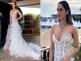 Cannes 2023: Manushi Chhillar Is A Modern Day Cinderella In A White Corset Gown For Her Cannes Red Carpet Debut Cannes 2023: Manushi Chhillar Is A Modern Day Cinderella In A White Corset Gown For Her Cannes Red Carpet Debut