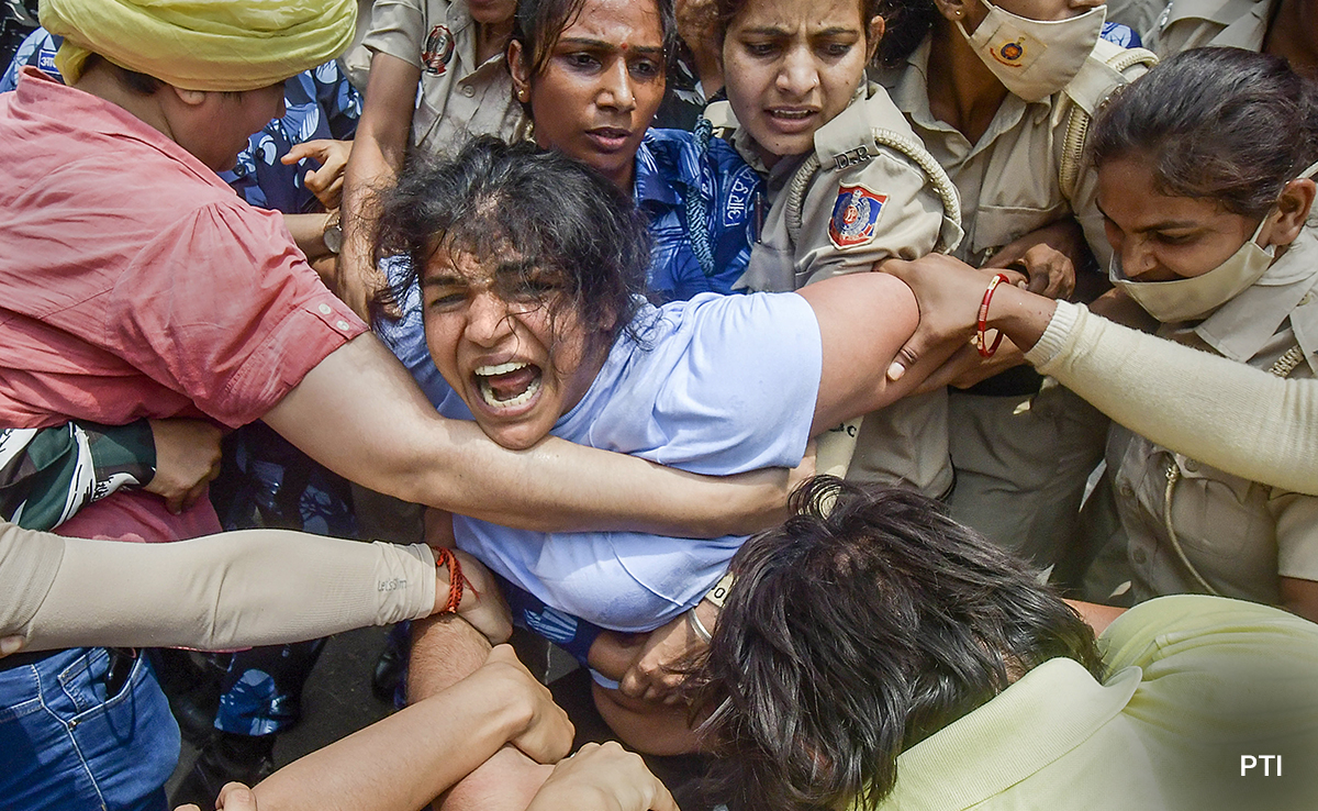 "Nothing Left For Us In Country": Wrestlers To Immerse Medals In Ganga
