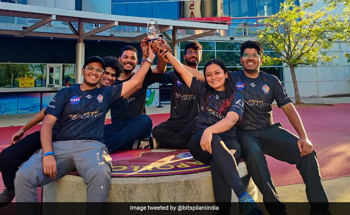 BITS Pilani Students' Human Rover Bags Top Prize At NASA Challenge