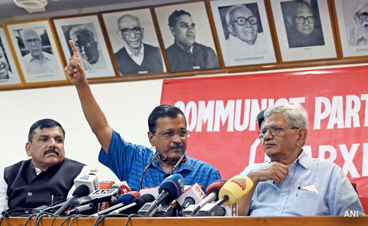 "Corrupt": BJP To Those Supporting Arvind Kejriwal On Delhi Postings Issue