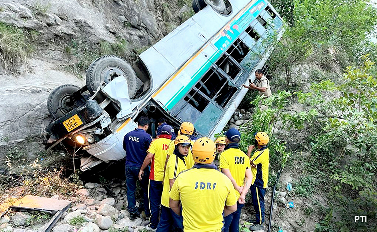 2 Dead, 4 Injured After Bus Skids Off Road In Uttarakhand's Haridwar
