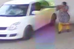 Video: Chain Snatchers Target Woman, She Narrowly Escapes Being Run Over Video: Chain Snatchers Target Woman, She Narrowly Escapes Being Run Over