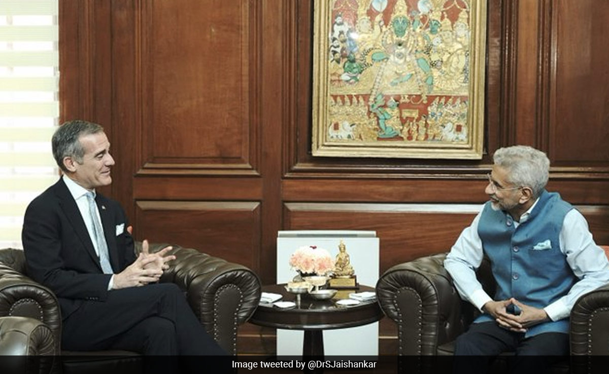 S Jaishankar Meets US Envoy To India Ahead Of PM Modi's Washington Visit