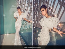 IIFA 2023: Mouni Roy Continues Her Red Carpet Streak In A Structured White Ruffle Gown IIFA 2023: Mouni Roy Continues Her Red Carpet Streak In A Structured White Ruffle Gown