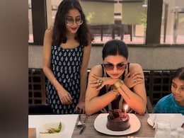 Sushmita Sen Cuts Cake To Mark 29 Years Of Winning 'Miss Universe' Title