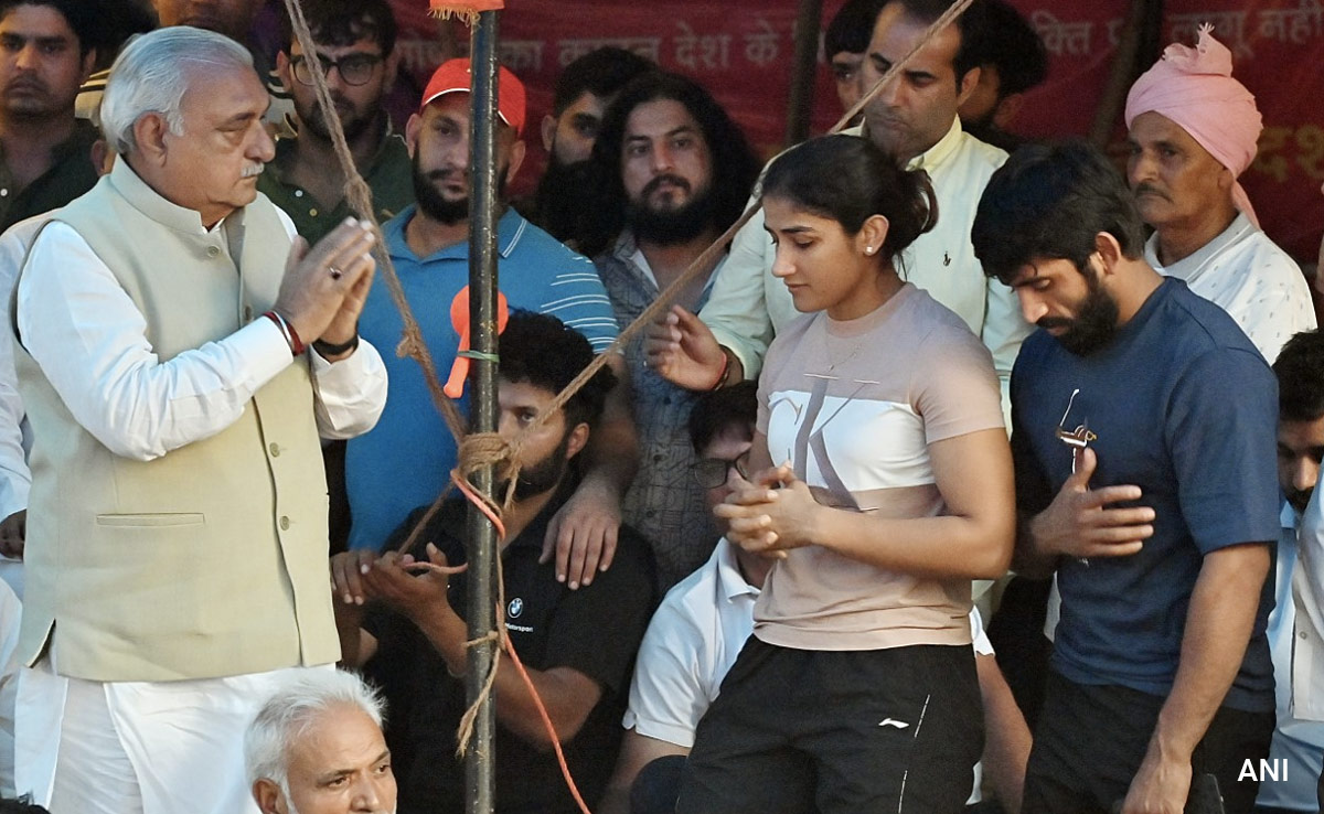 "Rise Above Party Politics And Support Wrestlers": Congress Leader