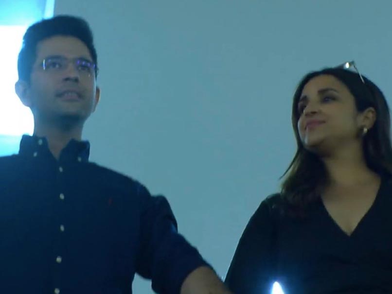 Raghav Chadha, Parineeti Chopra Spotted Watching IPL 2023 Game In Mohali. Twitter Reacts