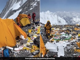 ''Heartbreaking'': Video Shows Shocking Amount Of Garbage Piling Up At Mount Everest Campsite ''Heartbreaking'': Video Shows Shocking Amount Of Garbage Piling Up At Mount Everest Campsite