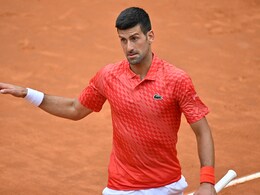 Watch: Novak Djokovic's Angry Glare After Rival's Smash Hits Him During Italian Open Match