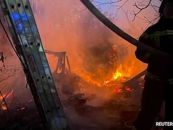 Powerful Explosions Heard In Kyiv Ahead Of Zelensky's Meeting With Trump